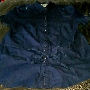 Plus Size Denim Top/Dress